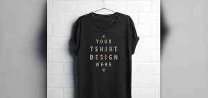 Download Hanging T-Shirt Mockup | DesignerMill