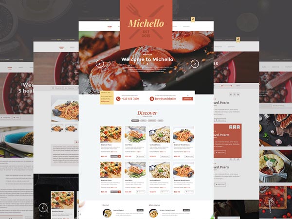 Michello - Restaurant Website Template