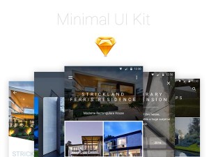 Minimal UI Kit - Sketch Freebie | DesignerMill