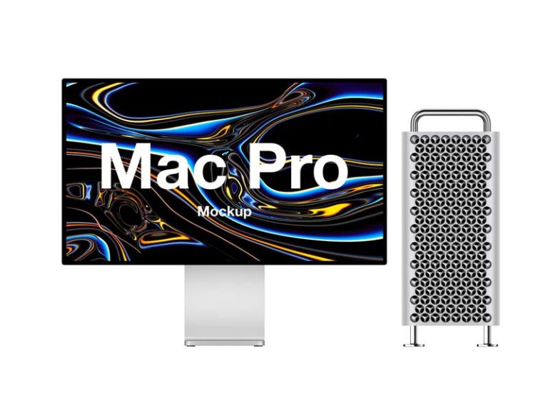 Download Mac Pro Free Mockup for Photoshop, Figma and Sketch ...